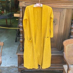 Lularoe XS Mustard Yellow Long Sweater New